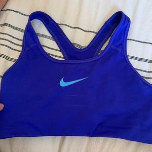 Nike Electric blue sports bra